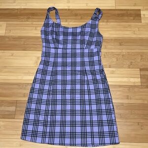 💟 Purple and black dress